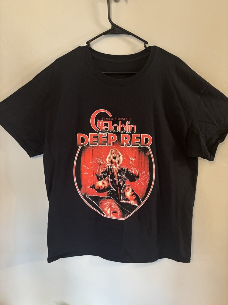 Goblin Deep Red North America Tour 2019 Men’s Black Cotton Graphic T-Shirt XL