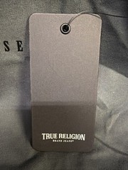 True Religion Men’s Tee T Shirt Metallic Buddha Iron Gate Size L Large NWT