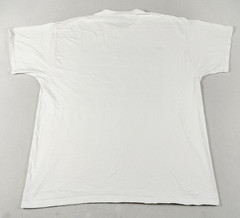 Fruit Of The Loom Shirt Mens 2XL White Built On Freedom Flag USA Tee Patriotic