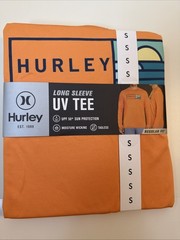 Hurley Grey Long Sleeve Sun Protection Sz S Mens Shirt multiple Colors