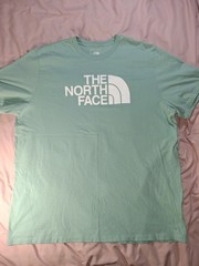 The North Face men’s short-sleeve t-shirt size XXL light green (B0996G)