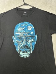 Breaking Bad Heisenberg T Shirt Men’s Medium Black Walter White TV Show Meth.