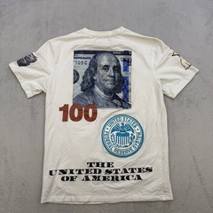 Eternity BC AD T Shirt Mens Medium Cream Cash Rules Money Graphic Streetwear Tee