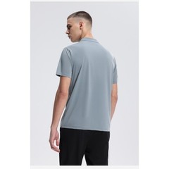 New Half Zip Short Sleeve Men’s High Stretch Quick Dry Running Fitness Shirt