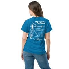 Eurofighter Typhoon T-Shirt – Embroidered Logo & Fighter Jet Tech Back Print