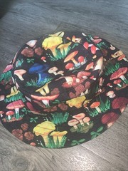 Mushroom Forest Bucket Hat Fashion Sun Cap Packable Outdoor Fisher…