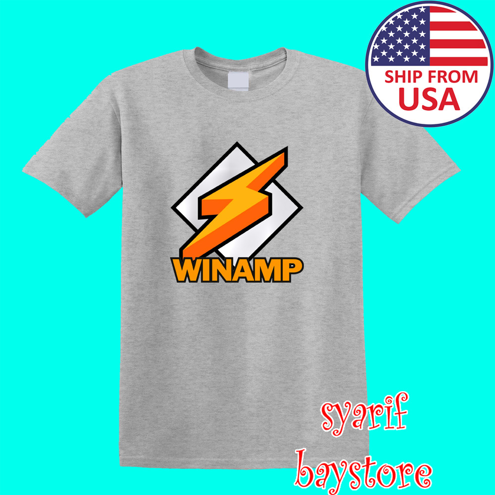 Winamp Old Men’s Grey Size S to 5XL