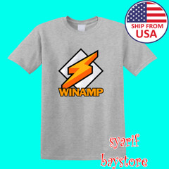 Winamp Old Men’s Grey Size S to 5XL