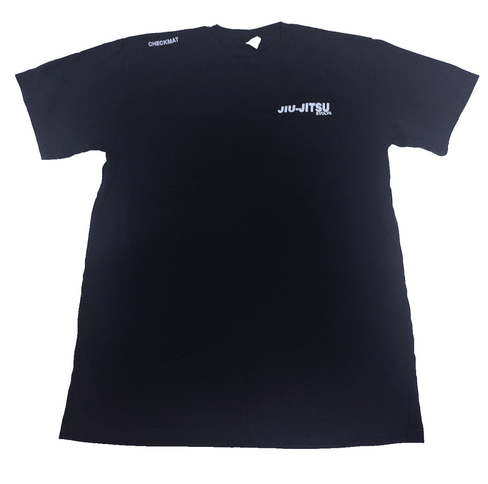 Evolve Fight Gear Men’s Large Black Jui Jitsu Evolve Checkmat Tshirt