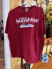 Carnival Cruises s/s t-shirt red size XL