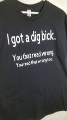 Custom T-shirt – Any Color Shirt W/ Any Phrase W/ Any Color Text – OR – Image!!!