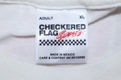 Bill Davis Racing Checkered Flag Sports T Shirt Adult Size XL Front Back Graphic