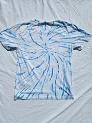 PINK S, Fourth Of JULY Cotton Crew Neck Short Sleeve Tie-Dye Graphic Tee