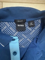Boss T Shirt Polo Mens S BLue Short Sleeve Classic Collar