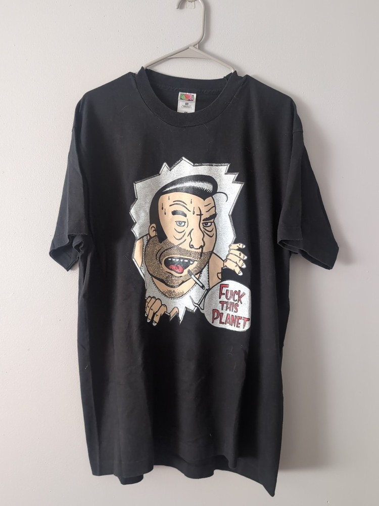 Vtg Mancow Muller XL T-Shirt Rock 103.5 Q101 Radio Turd The Bartender