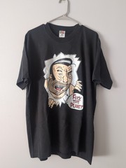 Vtg Mancow Muller XL T-Shirt Rock 103.5 Q101 Radio Turd The Bartender