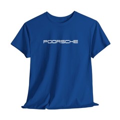 Poorsche T-Shirt Motorsport Apparel for Gearheads, Sports Car Lover Gift
