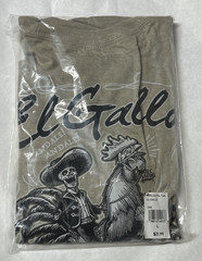 NWT El Gallo Men’s Brad Paisley Moon Shine Spirit T-shirt TAN XL