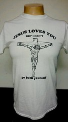 JESUS LOVES YOU BUT I DONT ZOMBIE OTIS 3 FROM HELL T-SHIRT GFYS