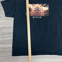Demon Slayer Shirt Men L Fits Medium Black Anime Comic Manga TV Show Promo