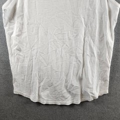 Goodlife Sun Faded Slub Scallop Tank Men’s XXL White Solid Scoop Neck Pullover