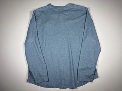 All In Motion Thermal Shirt Men XXL Blue Waffle Henley Casual Outdoor Layering