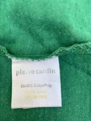 Pierre Cardin 1950 Original Logo Graphic T-Shirt Green Size M #z57