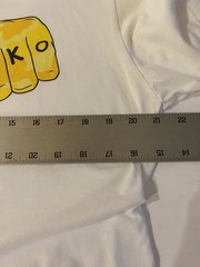 Men’s FOUR LOKO Liquor White T-shirt – Size L Poly-Cotton EUC