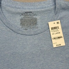 Alfani Alfani Men’s Crew-Neck T-Shirt Ocean Heather 2XL