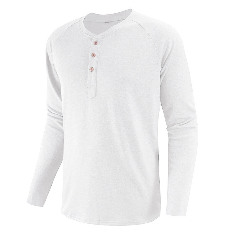 Zonbailon men’s t-shirt solid color crew neck quick dry large men’s shirt