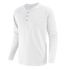 Zonbailon men’s t-shirt solid color crew neck quick dry large men’s shirt