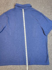 Men’s Short Sleeve Polo Shirts 2XL Blue “2 Pack” Goodfellow POCKET Collar Neck