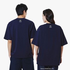 LACOSTE x GODZILLA 2.0 T-Shirt Size 6 XL Navy Japan Limited Godzilla Head