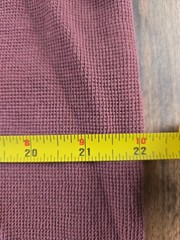 Woolrich Men’s M Burgandy Red Henley Long Sleeve Shirt Waffle Knit Cotton