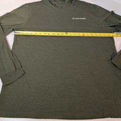 Snowbasin Utah Shirt Ski Resort Map Long Sleeve, Skiing, Snowboard, Ogden, Sz XL