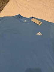 Adidas 3 Piece Large Set-Train Essentials 2 Shirts, 1 Shorts Blue NWT $90 Total