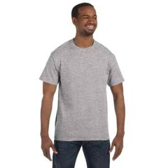 Champion Men’s Crew Neck T-Shirt Medium Light Steel Cotton Jersey Tee