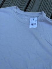 J.Crew Washed Short Sleeve T-Shirt Men’s Medium Light Beige Tan Cotton Blend NWT