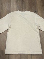 Vintage 50s Military Henley Shirt Sz M Wool Thermal Winter Workwear Uniform M-50