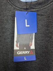 NWT Gerry Mens Gray Crewneck Long Sleeve Sweatshirt Pullover Large