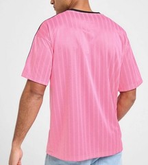 RARE! NEW MEN’S ADIDAS ORIGINALS TREFOIL POLY TEE SHIRT ~SIZE XL #JW37 PINK