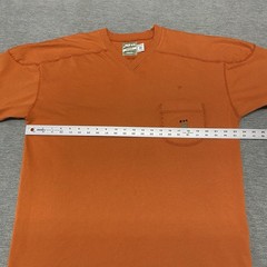 Vintage JNCO Jeans Shirt Pocket T Adult One Size Orange USA Made Mens XL 90s Y2K