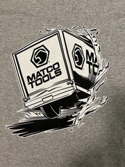 Matco Tools Men’s T-Shirt Tool Truck Graphic Gray Tee Size L New