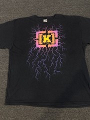 Vintage Krew Kr3w Lightning Streetwear Skateboarding T Shirt Black Size 2XL Rare