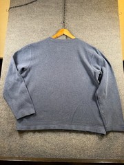 Banana Republic Shirt MenS XL Blue Thermal Pullover Ribbed 90s Vintage Cotton