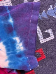 Vtg 90s Fairy Elf Peace Sign Mushrooms T Shirt Hippy Tie Dye Single Stitch USA L