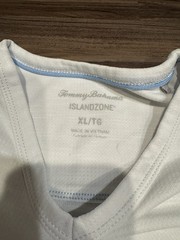 Tommy Bahama IslandZone Men’s XL V-Neck Short Sleeve Shirt Pima Cotton