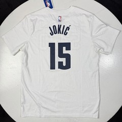 Denver Nuggets Nikola Jokic 15 Nike 5280 City Edition White Shirt Mens Large NBA