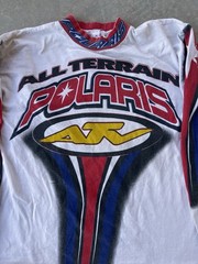 Vintage Polaris Racing Jersey XL Moto Shirt All Terrain Vehicle ATV 90s Bike