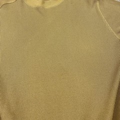 Jhane Barnes Silk Shirt Large Beige Tan Preppy Casual Outdoors Hiker Trekker Men